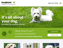 Tablet Screenshot of dogwatchnwnc.com